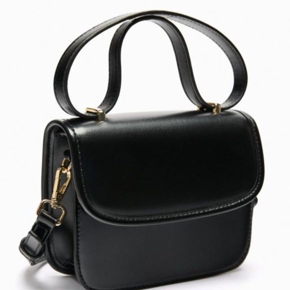ZARA DOUBLE STRAP CROSSBODY BAG - Picture 1 of 15